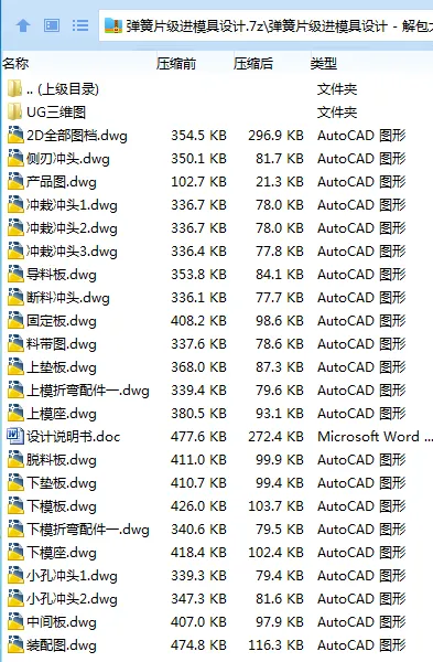 Z3903-弹簧片级进模具设计【含UG三维图】