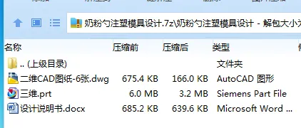 Z4072-奶粉勺注塑模具设计【含UG三维图】