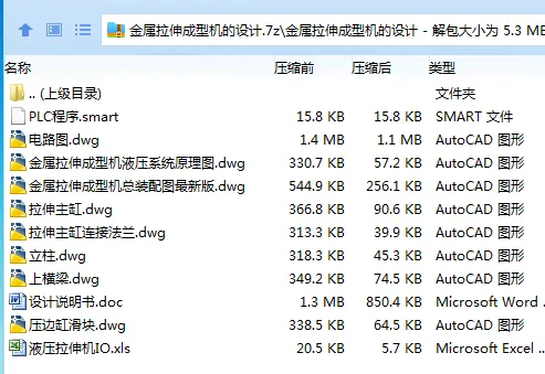Z4100-金属拉伸成型机的设计【含PLC控制】
