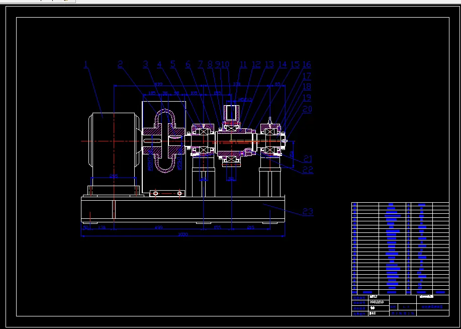 驱动装置装配图