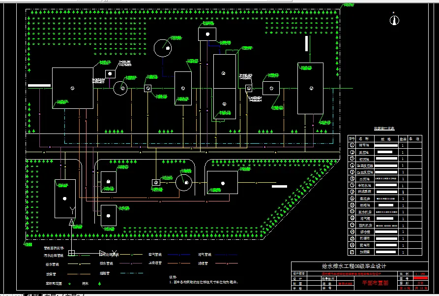 A0136-漯河城市生活垃圾填埋场渗滤液处理工程设计