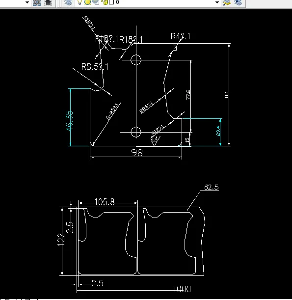 零件图及排样图