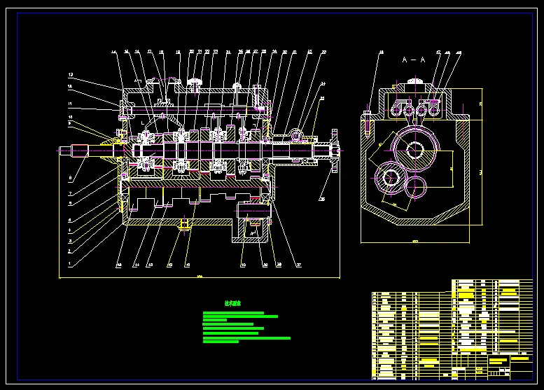 A0-变速器装配图1