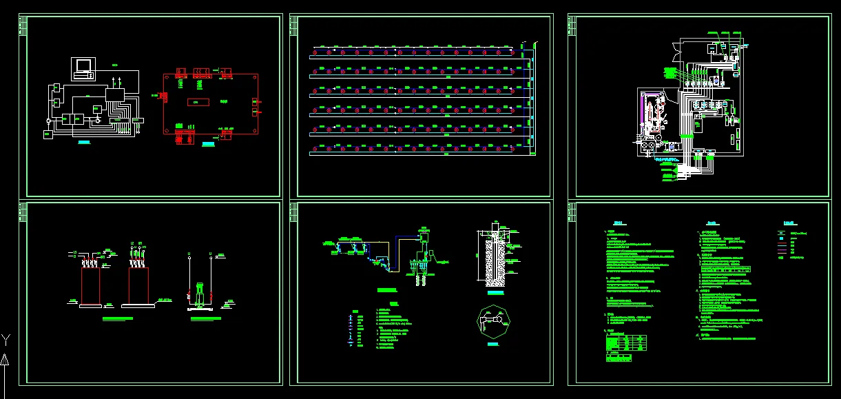 地源热泵地下管道与机房图（5张图）
