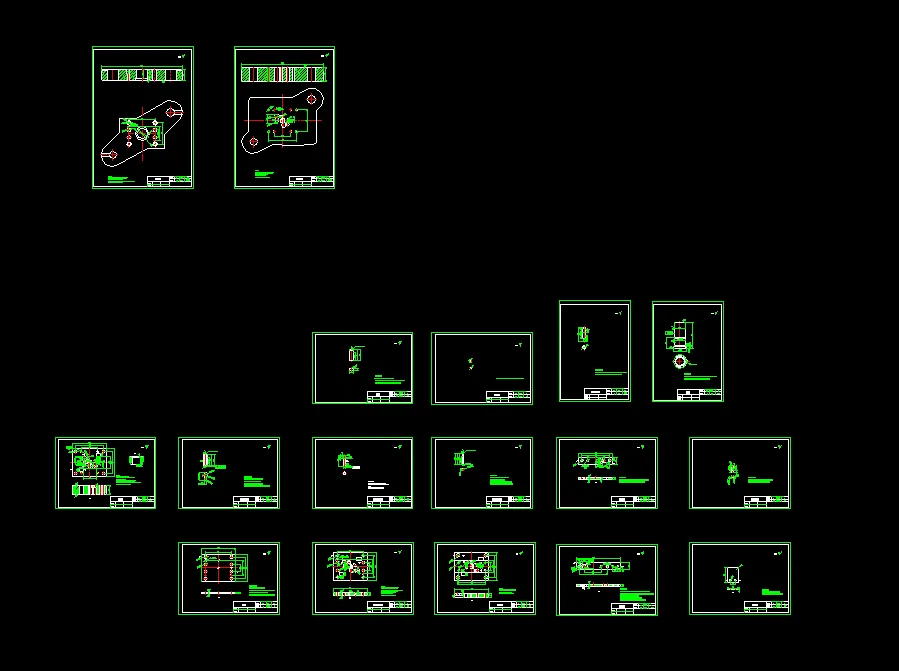 17张模具零件图