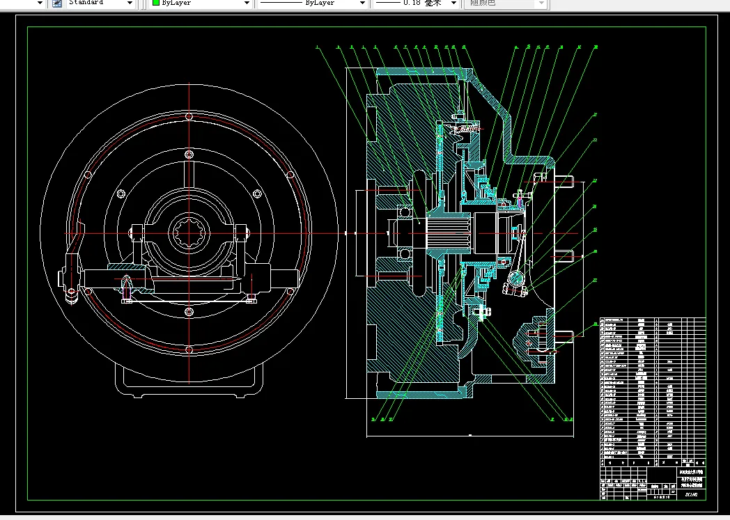 A317-单片干式中央弹簧汽车离合器设计