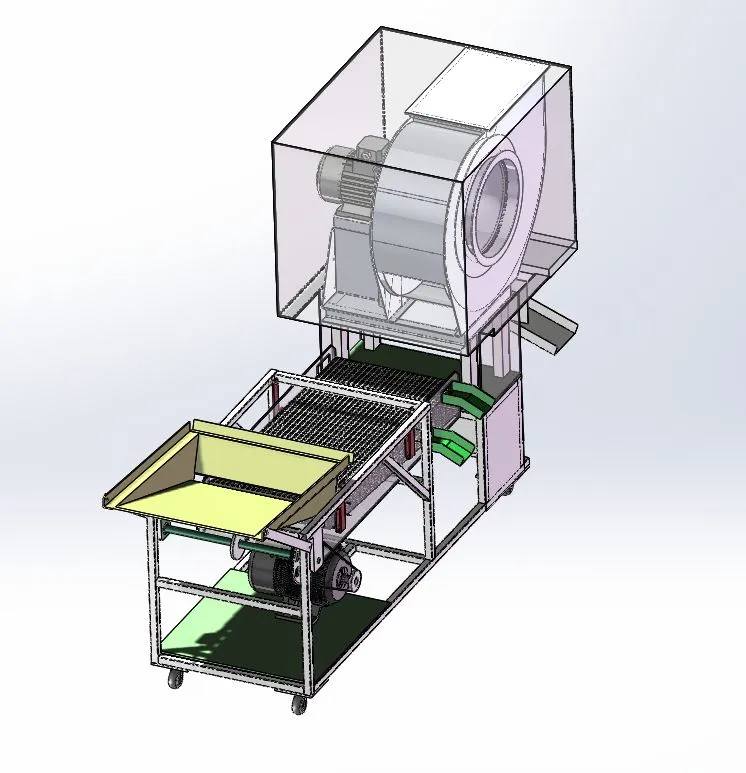 A367-谷物清选机的设计[含SW三维图]