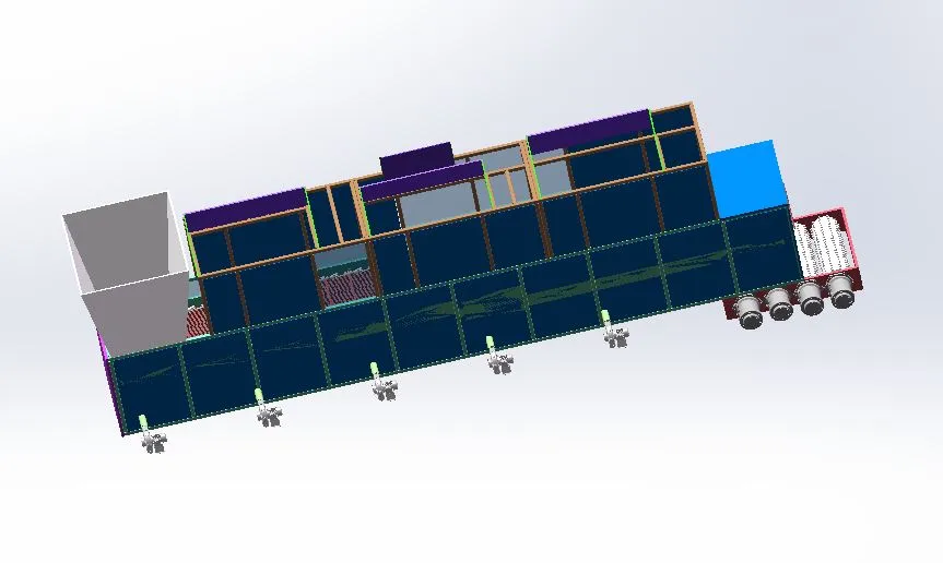 A401-篦冷机的设计[含SW三维图]
