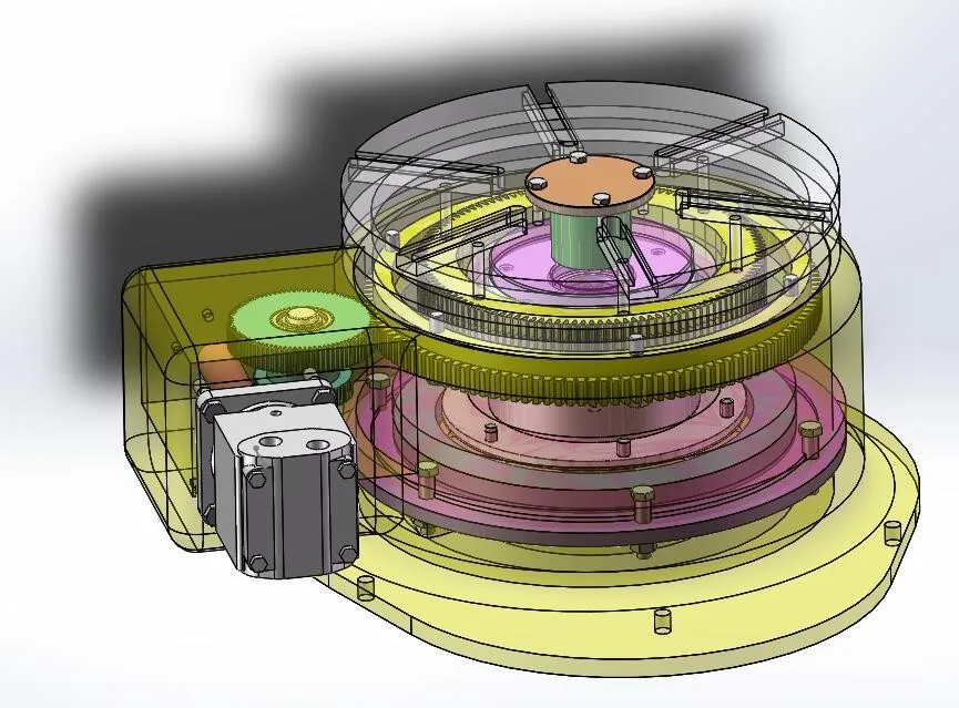 A421-数控机床分度工作台的设计[含SW三维图]