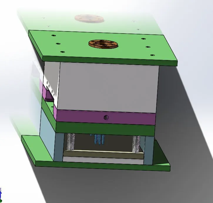 A518-空气清新剂盒子注塑模具设计[含SW三维图]
