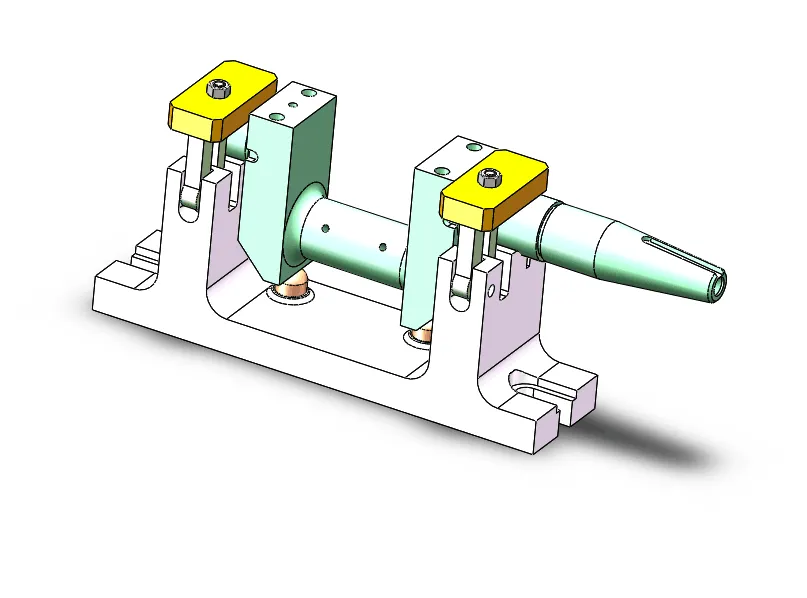 A547-空气压缩机铣曲轴键槽夹具设计[含SW三维图]