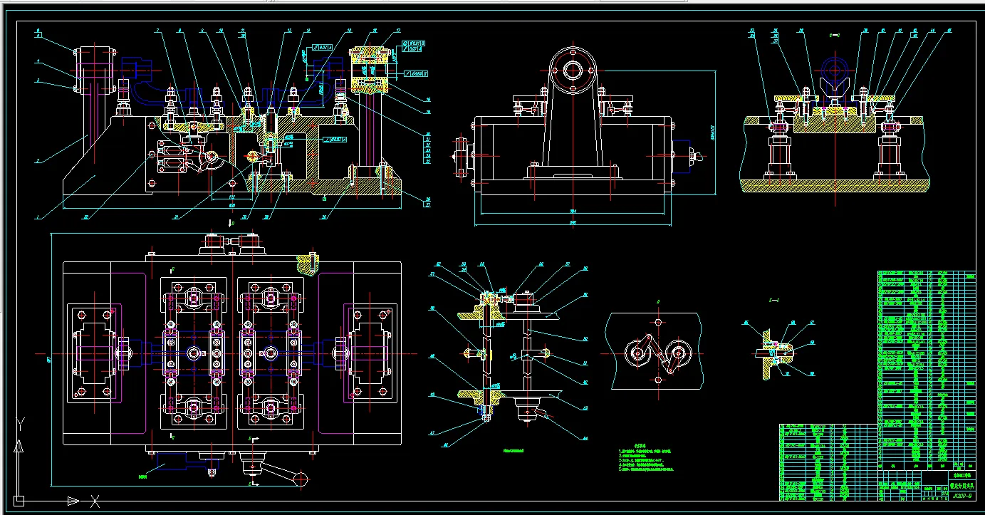 A757-变速左支架镗削夹具设计