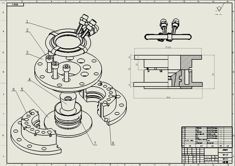 1-镁合金热挤压模