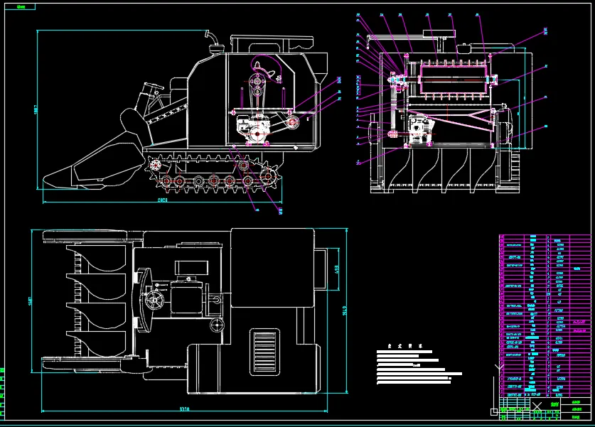 A814-4LBZ-100型水稻收割机脱粒装置改进设计