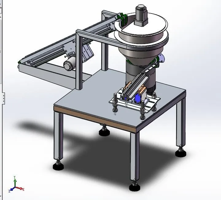 A839-铁钉整理机设计[含SW三维图]
