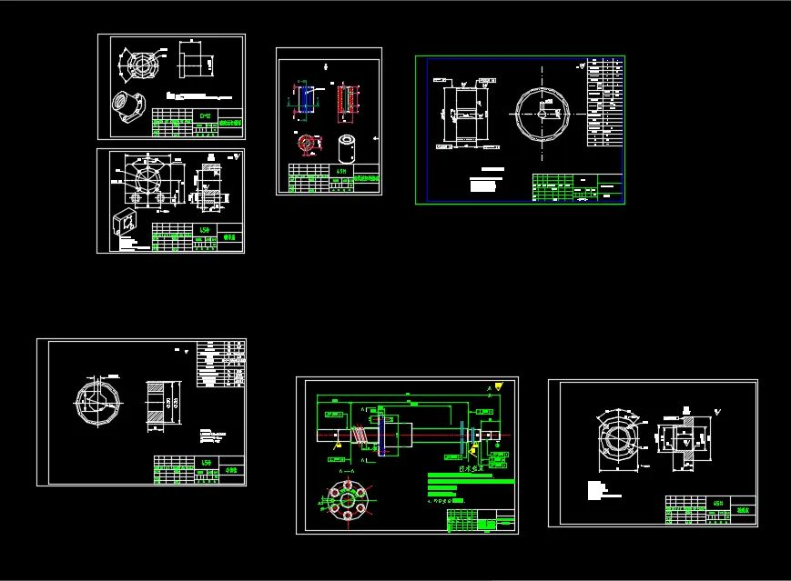 CNC装配图零件图