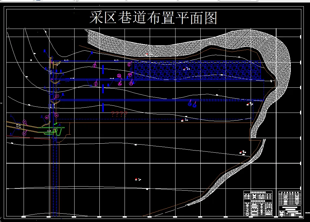 巷道布置平面图