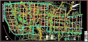 雨水管网平面图
