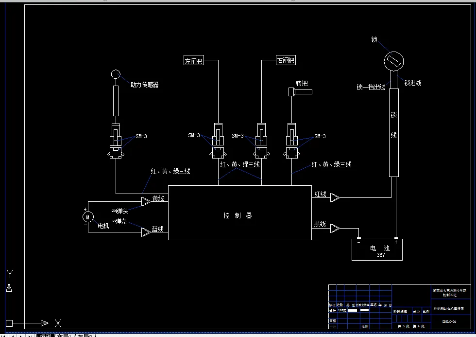控制器与电机连接图