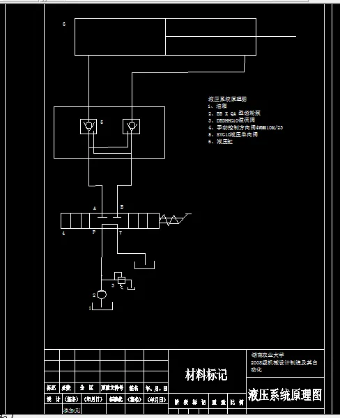 液压原理图
