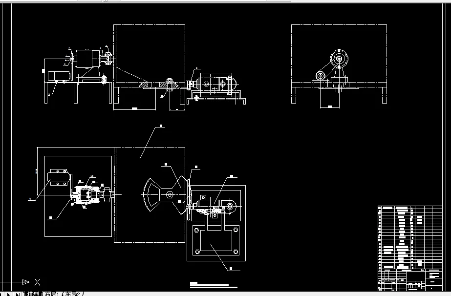 B098-混凝土搅拌机传动及卸料系统设计