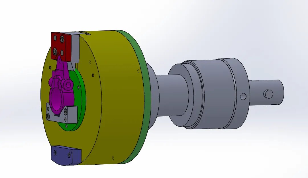 G091B-前刹车调整臂外壳工艺及车大端端面与φ60孔夹具设计[含SW三维图]