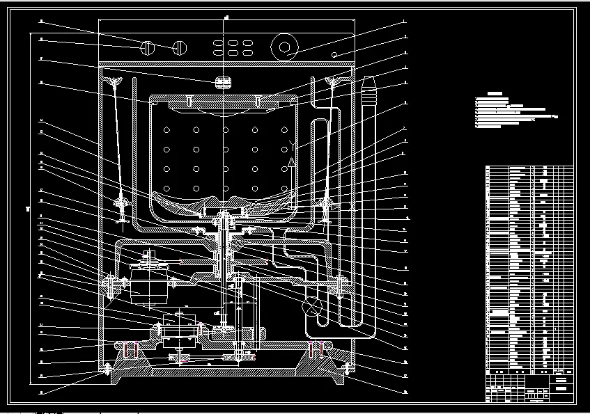 B121-揉搓式全自动洗衣机设计及仿真