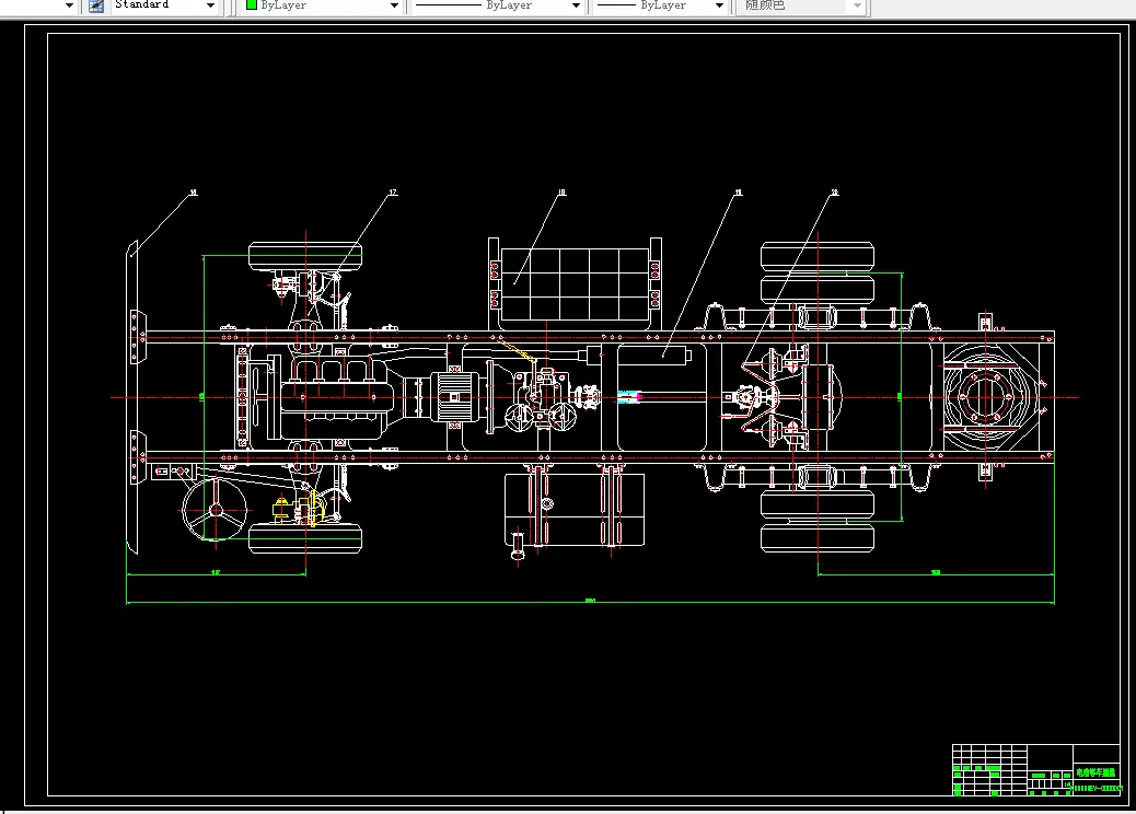 电动客车底盘装配图2