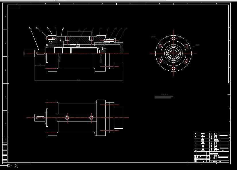 B319-螺旋摆动液压缸设计