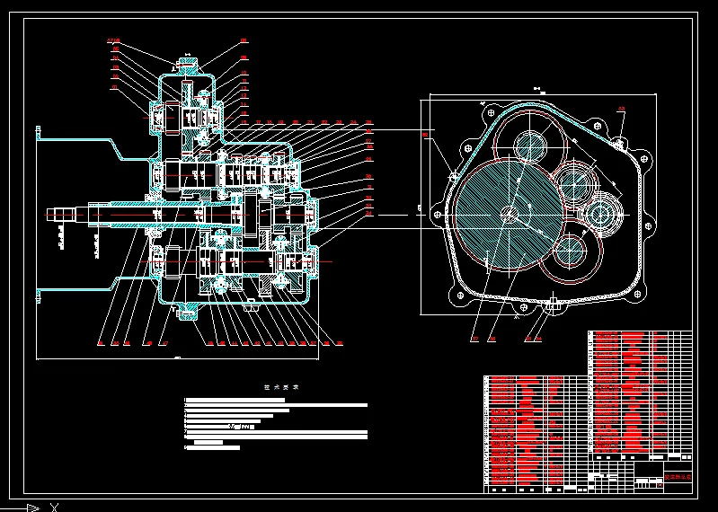 B346-轻型客车干式7速双离合器式变速箱结构设计