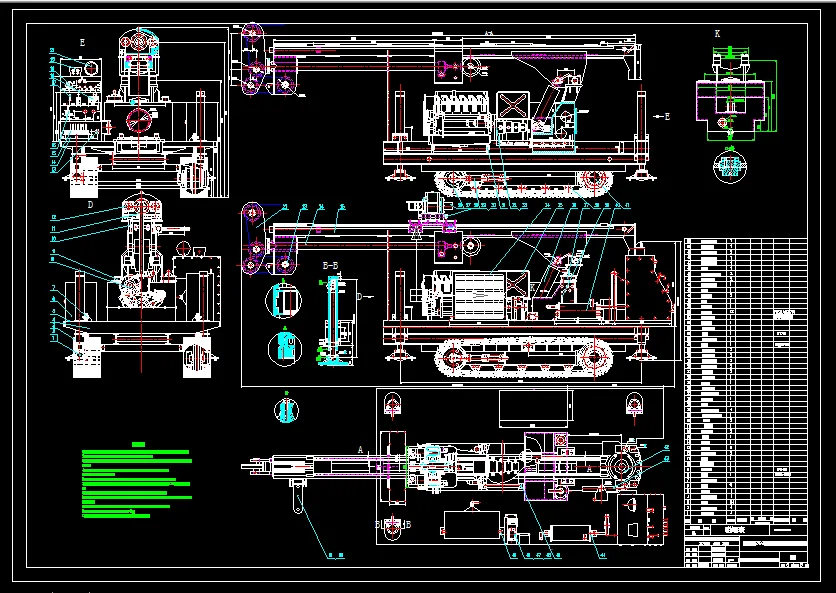 B377-300米潜水井钻机设计