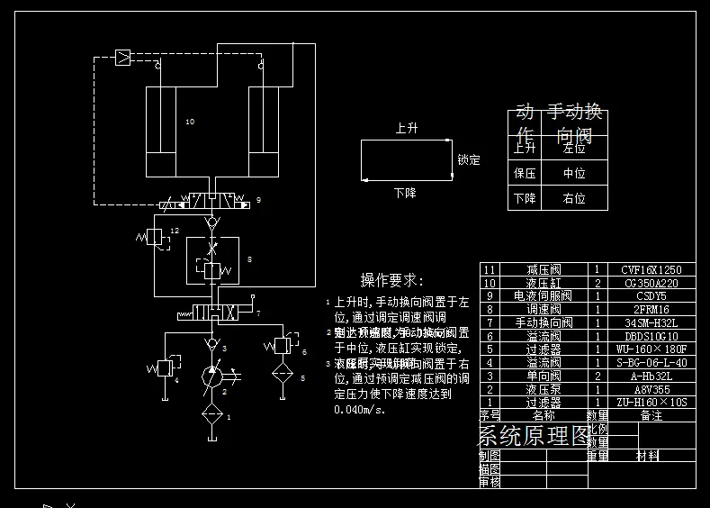 B575液压传动与控制课程设计-钢包倾翻液压系统设计
