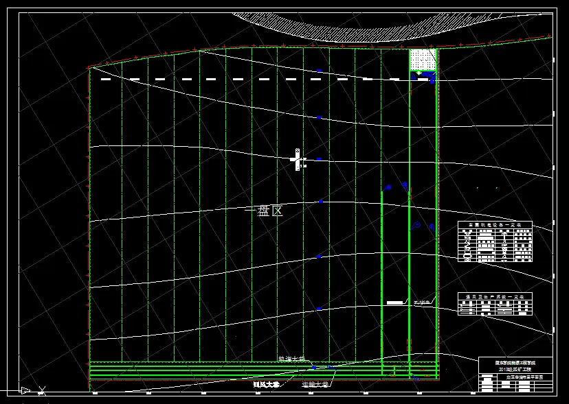 巷道布置平面图