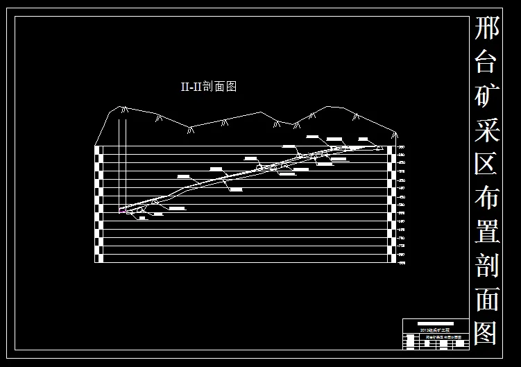 巷道布置剖面图