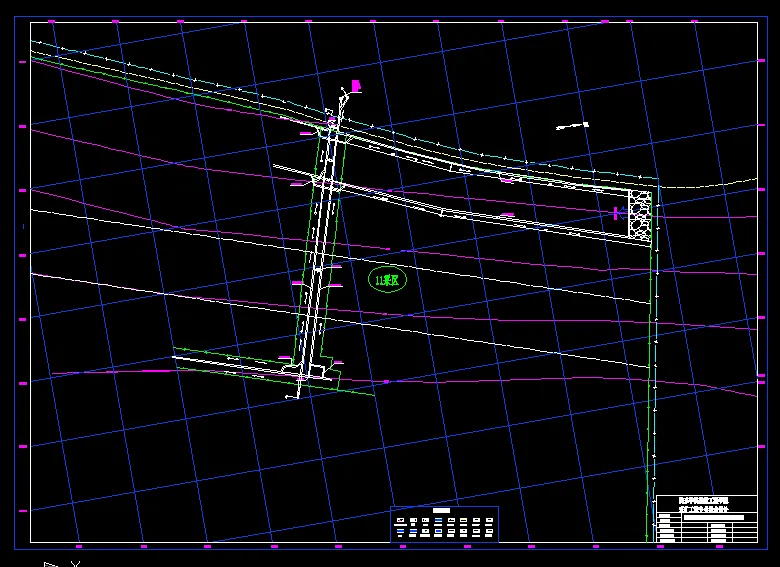 巷道布置平面图