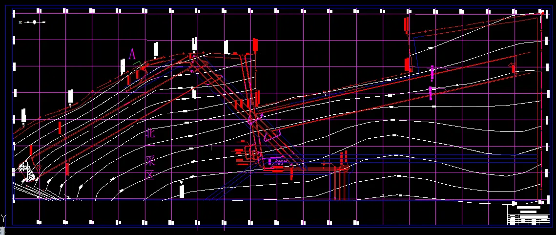 巷道布置平面图