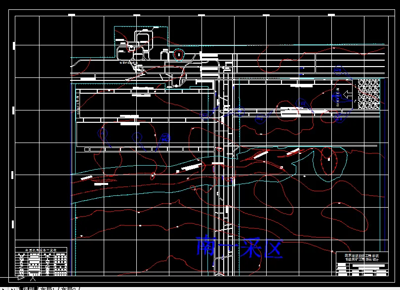 巷道布置平面图