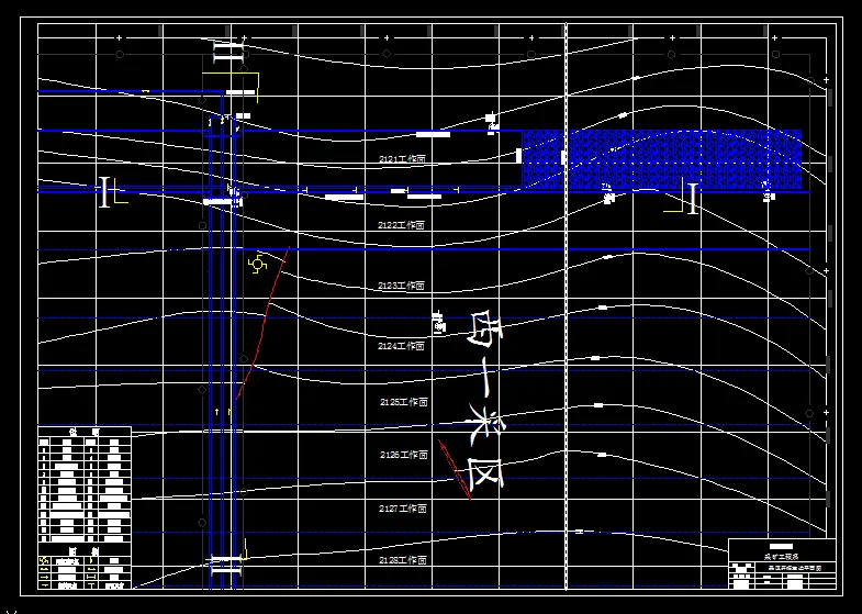 巷道布置平面图