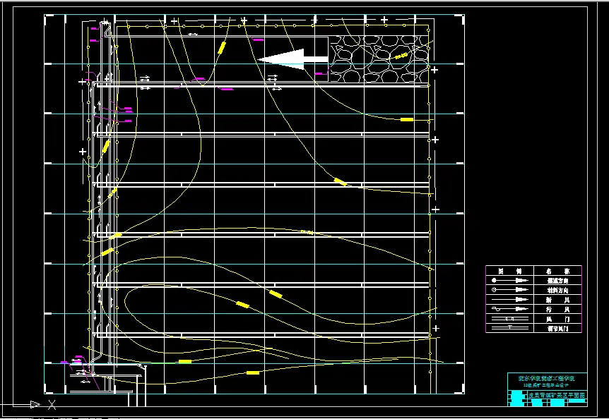 巷道布置平面图