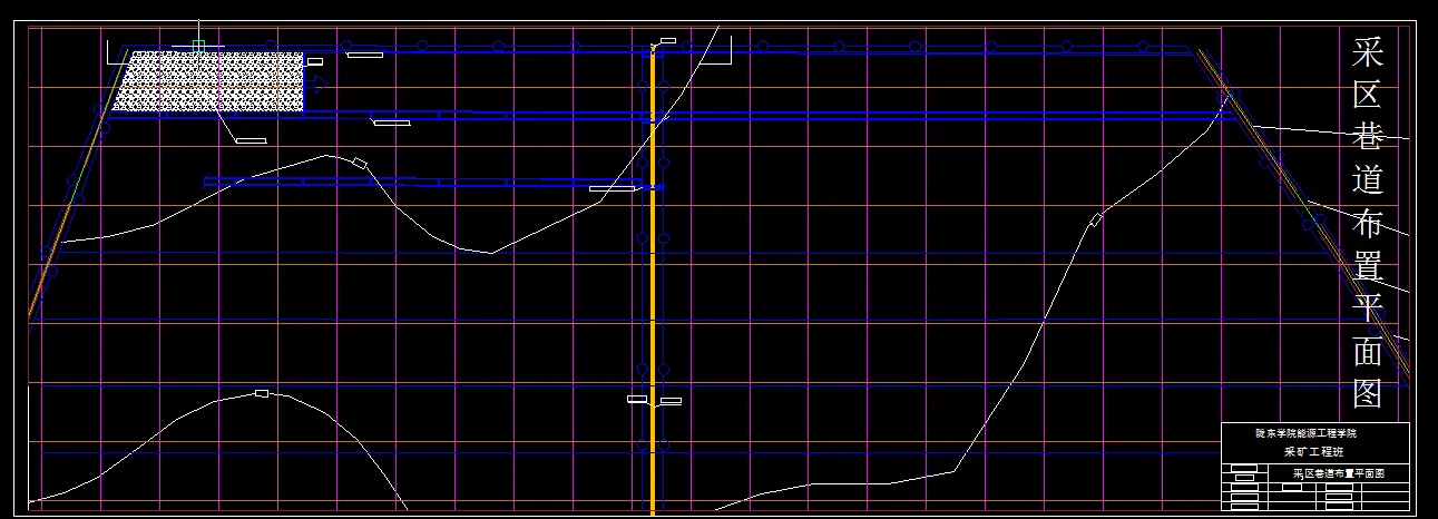 巷道布置平面图