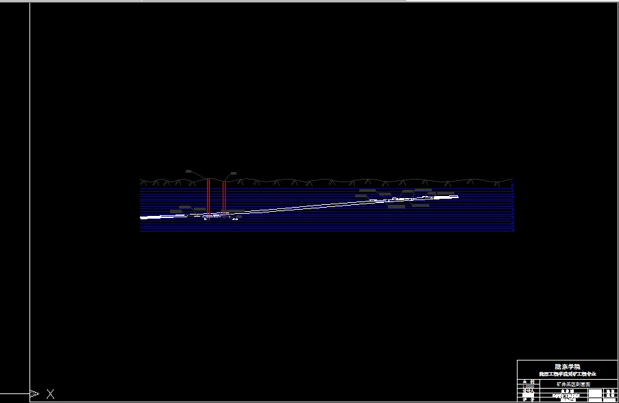 巷道布置剖面图