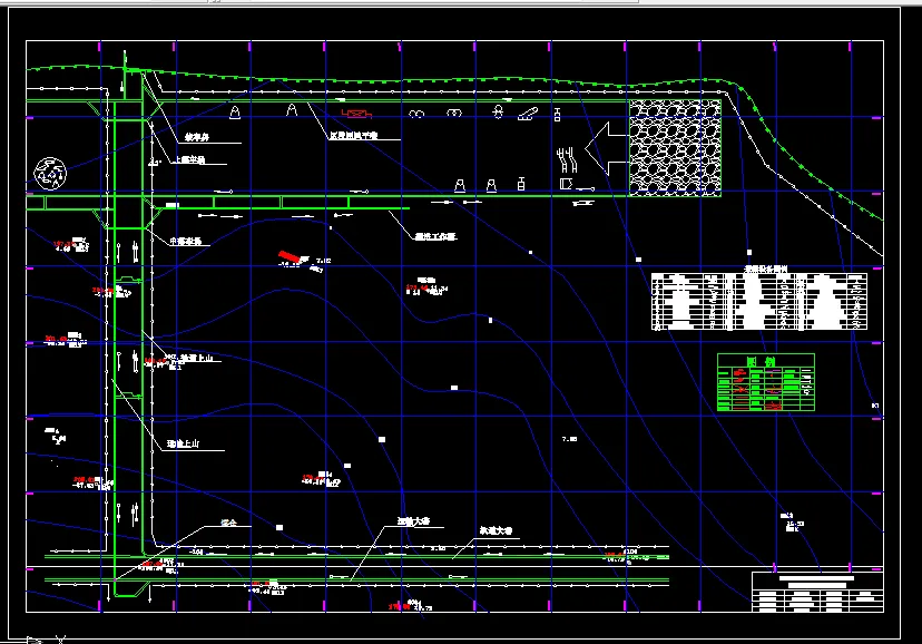 巷道布置平面图
