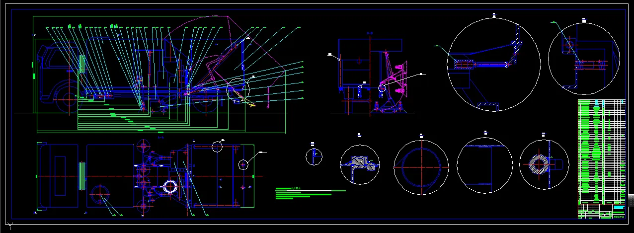 B624-湿式清扫车清扫机构的设计