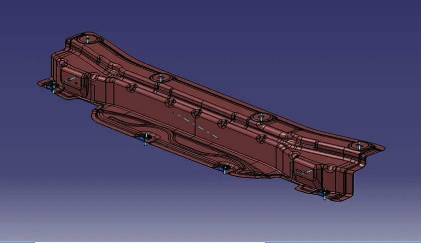 B633-汽车保险杠铝成型组件有限元分析及工艺优化