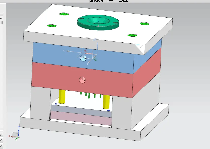 B744-胶带垫圈的注塑模设计[含UG三维图]外径11