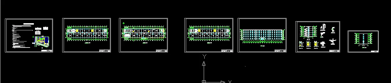 B785-青岛市五层高校教学楼设计6300平米