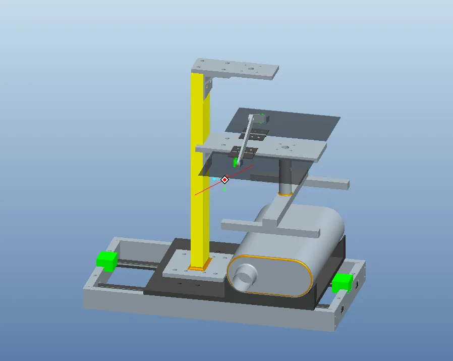 B887-汽车排气管环形缝焊接专机的设计[含Proe三维图]