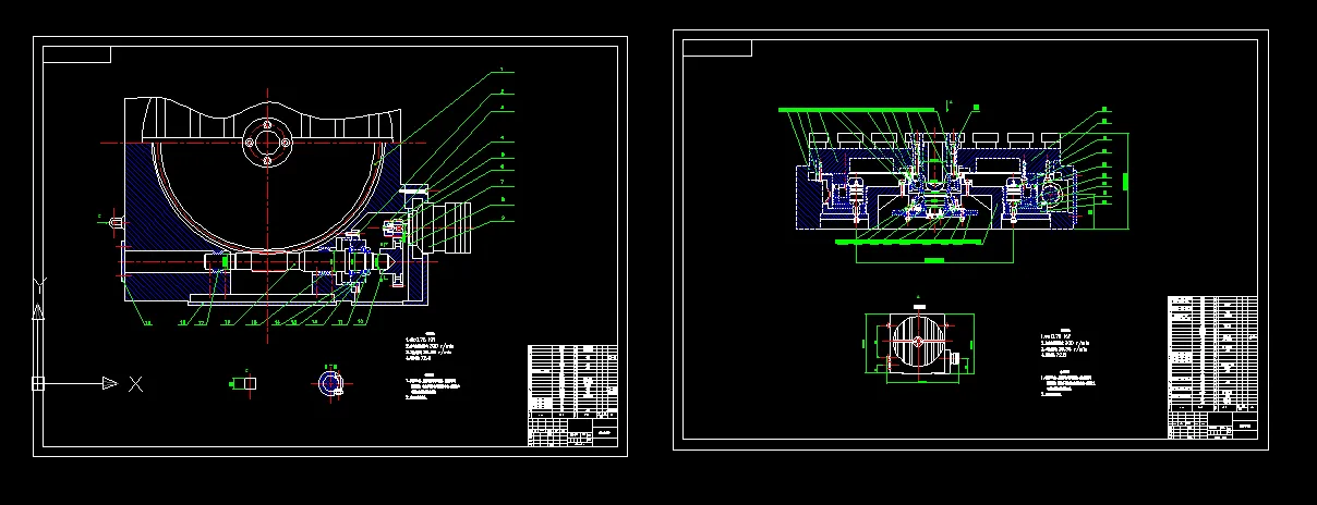 B928-数控回转工作台结构设计