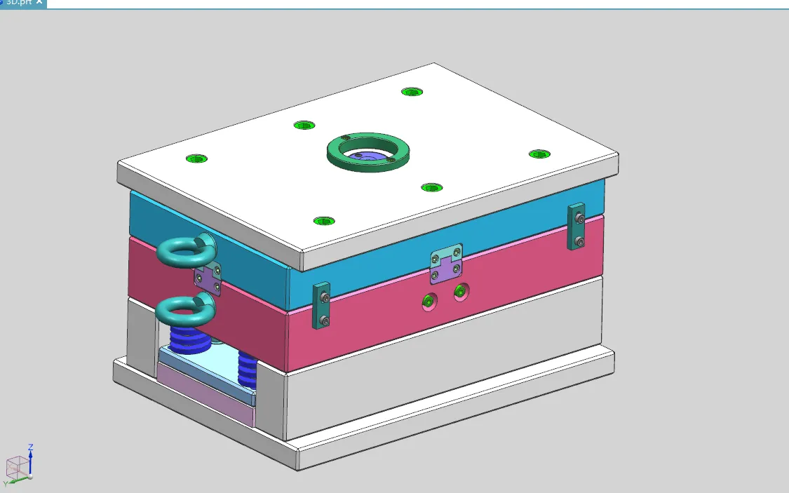 B979-投影仪镜头舱盖注射模具设计设计[含UG三维图]