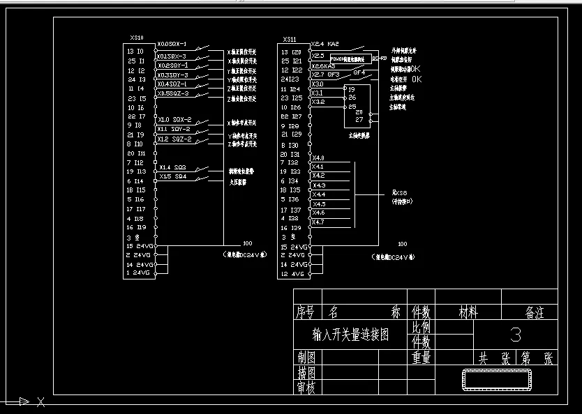 输入开关量连接图